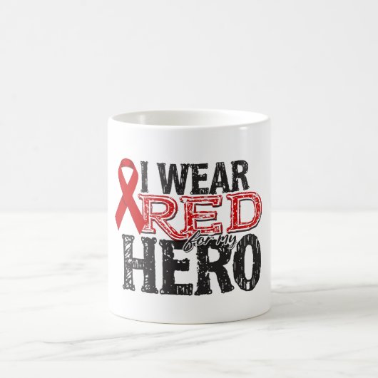 Ik heb rood Draag voor mijn held Koffiemok (Center)