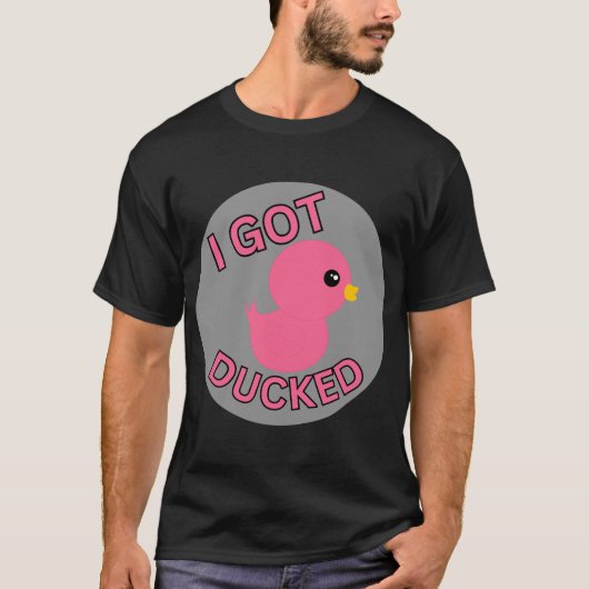 Ik heb roze gedoken t-shirt (Voorkant)