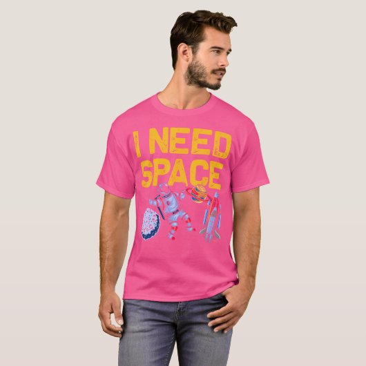 Ik heb ruimte grappige astronomie liefhebbers nodi t-shirt (Voorkant volledig)