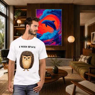 Ik heb ruimte nodig Funny egel T-shirt