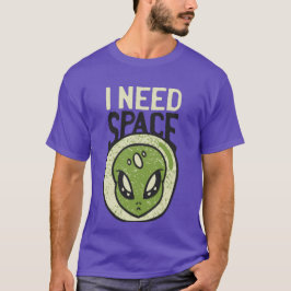 Ik heb ruimte nodig, grappige Alien Introvert Soci T-shirt