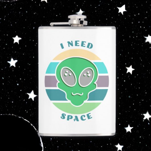 Ik heb ruimte nodig | Grappige  buitenaardse woord Heupfles