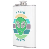 Ik heb ruimte nodig | Grappige  buitenaardse woord Heupfles (Links)