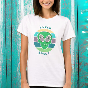 Ik heb ruimte nodig Grappige buitenaardse woord T-shirt