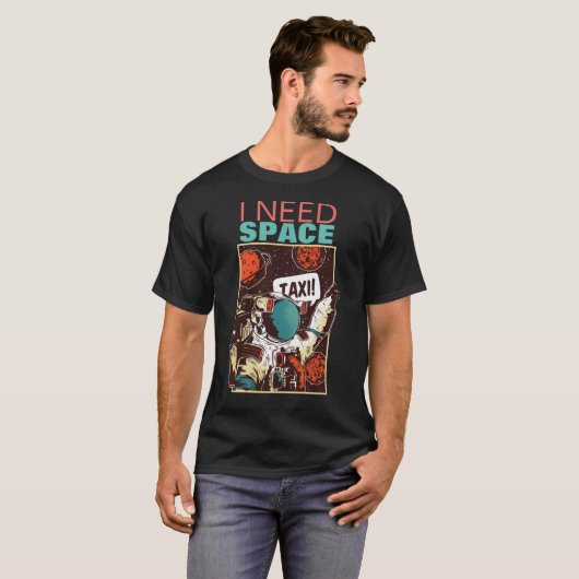 Ik heb ruimte nodig - Grappige introvert PPE-ruimt T-shirt (Voorkant volledig)