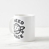 Ik heb ruimte nodig koffiemok (Voorkant links)