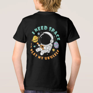 Ik heb ruimte nodig om mijn Ukulele Astronaut-spel Tri-Blend Shirt