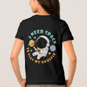Ik heb ruimte nodig om mijn Ukulele Astronaut-spel Tri-Blend Shirt (Achterkant)