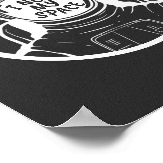 IK HEB RUIMTE NODIG POSTER (Hoek)