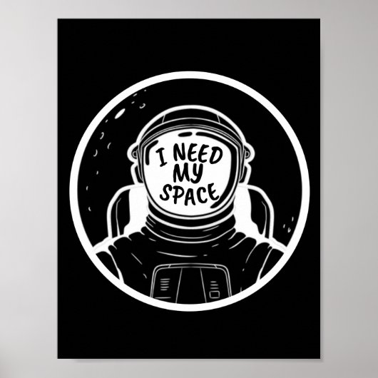 IK HEB RUIMTE NODIG POSTER (Voorkant)