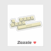 "Ik heb ruimte nodig" Sticker (Vel)