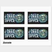 Ik heb ruimte-Sticker nodig Rechthoekige Sticker (Vel)