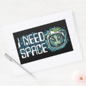 Ik heb ruimte-Sticker nodig Rechthoekige Sticker (Envelop)