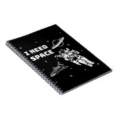 Ik heb ruimtevaartgeek nodig notitieboek (Rechterzijde)