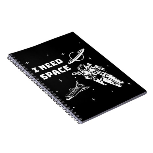 Ik heb ruimtevaartgeek nodig notitieboek (Rechterzijde)