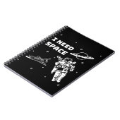 Ik heb ruimtevaartgeek nodig notitieboek (Linkerzijde)