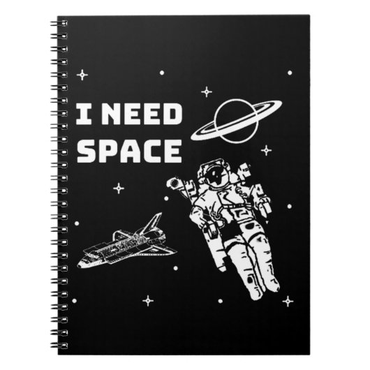 Ik heb ruimtevaartgeek nodig notitieboek (Voorkant)