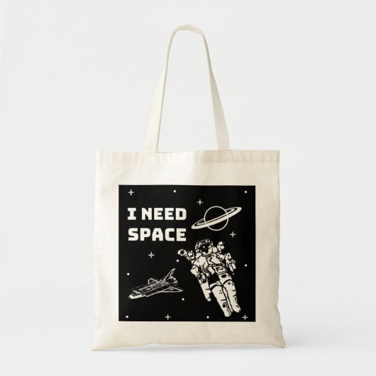 Ik heb ruimtevaartgeek nodig tote bag (Voorkant)