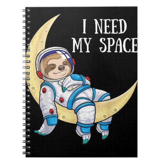 Ik heb ruimteveer astronaut moonas buitenspa nodig notitieboek (Voorkant)