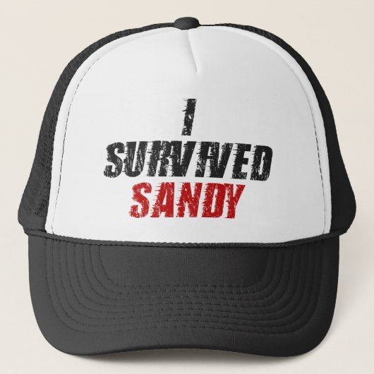Ik heb Sandy overleefd - Hurricane Sandy Pet (zwar (Voorkant)