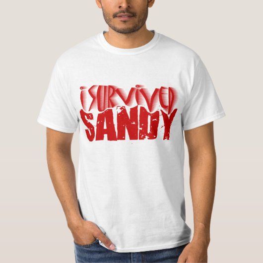Ik heb SANDY overleefd T-shirt (Voorkant)
