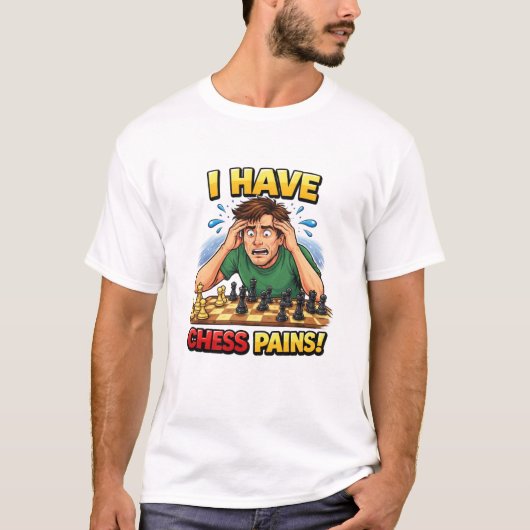 Ik heb schaakpijn  t-shirt (Voorkant)