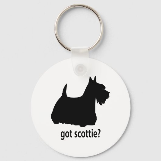 Ik heb Schotse Terrier Sleutelhanger (Voorkant)