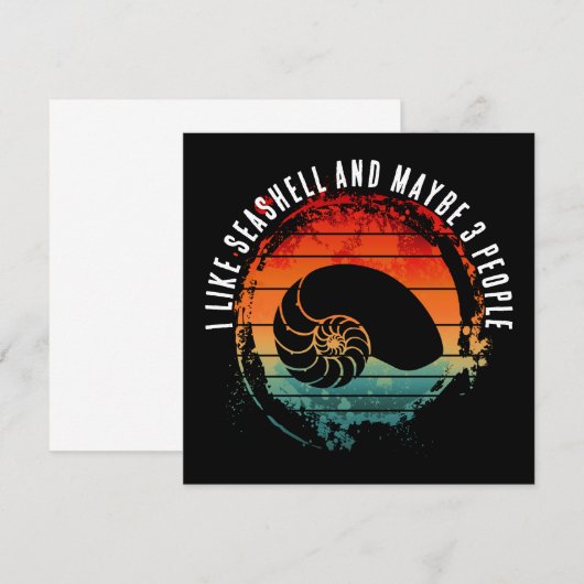 IK HEB SEASCHELLEN EN MISSCHIEN 3 PERSONEN LIEF KAART (Voorkant / Achterkant)