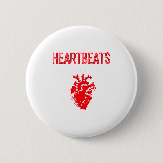 Ik heb selectief gehoor bosmarmot ronde button 5,7 cm (Voorkant)