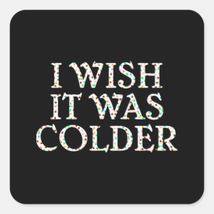 ik heb selectief gehoord het spijt me dat je niet  vierkante sticker