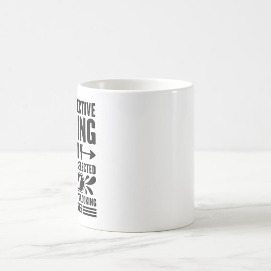 Ik heb selectief horen sorry dat je grappig was koffiemok (Center)