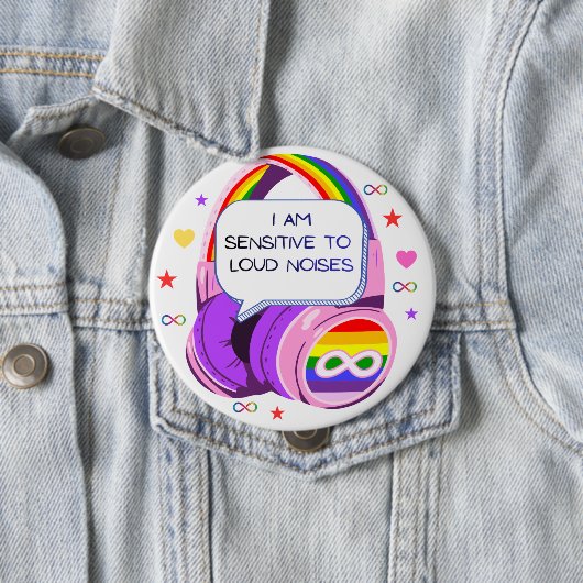 Ik heb sensorische problemen Pin Button Badge (In situ)