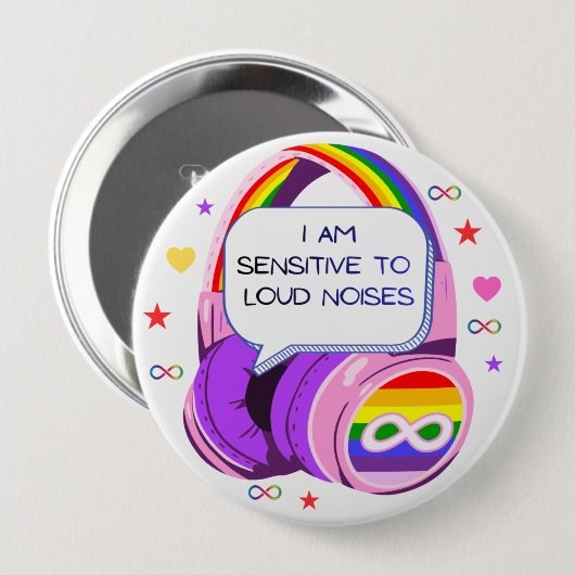 Ik heb sensorische problemen Pin Button Badge (Voorkant /achterkant)
