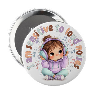 Ik heb sensorische problemen Pin Knop Badge Ronde Button 4,0 Cm