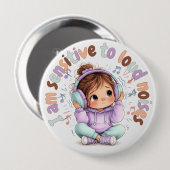 Ik heb sensorische problemen Pin Knop Badge Ronde Button 4,0 Cm (Voorkant /achterkant)