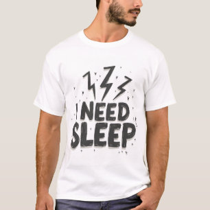 Ik heb slaap Heren Bedrukt T-Shirt
