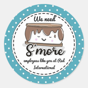 Ik heb S'meer medewerkers nodig zoals jullie kerst Ronde Sticker