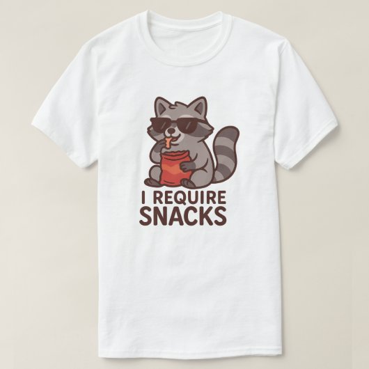 IK HEB SNACKS NODIG T-SHIRT (Design voorkant)