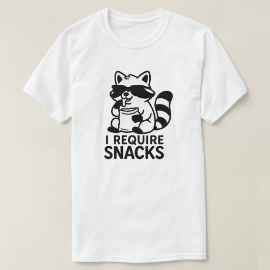 IK HEB SNACKS NODIG T-SHIRT (Design voorkant)