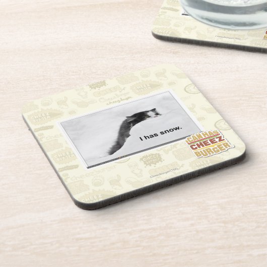 Ik heb sneeuw. bier onderzetter (Linkerzijde)