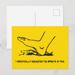 Ik heb specifiek het tegenovergestelde van deze Me Briefkaart