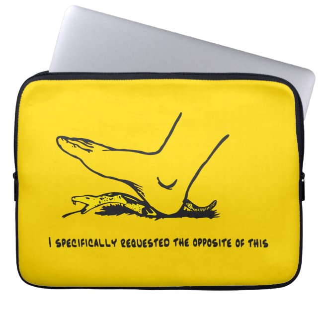 Ik heb specifiek het tegenovergestelde van deze Me Laptop Sleeve (Voorkant)