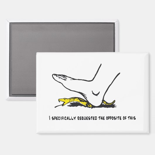 Ik heb specifiek het tegenovergestelde van deze Me Magneet (Voorkant / Achterkant)