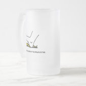 Ik heb specifiek het tegenovergestelde van deze Me Matglas Bierpul (Voorkant links)
