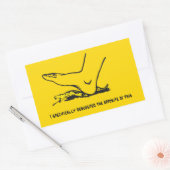 Ik heb specifiek het tegenovergestelde van deze Me Rechthoekige Sticker (Envelop)