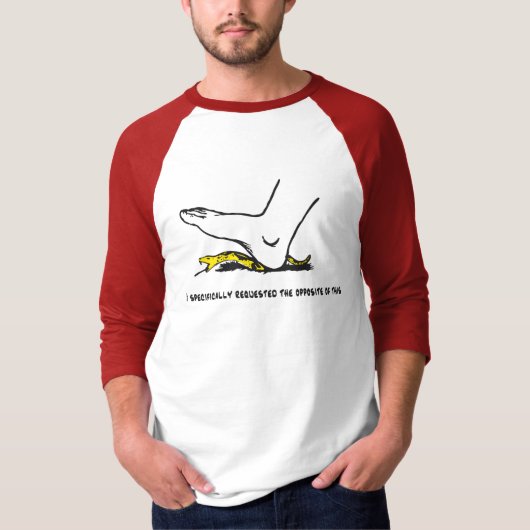 Ik heb specifiek het tegenovergestelde van deze Me T-shirt (Voorkant)