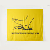 Ik heb specifiek het tegenovergestelde van deze Me Wandkleed (Voorkant (horizontaal))