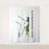 Ik heb specifiek het tegenovergestelde van deze Me Wandkleed (Voorkant)