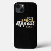 Ik heb spektakel, optometriekoogbril Pu Case-Mate iPhone Case (Achterkant)