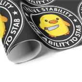 Ik heb stabiliteit vermogen om grappig te steken cadeaupapier (Rol Hoek)